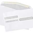 50 W2 Tax Envelopes, For 4Up Style W2 Tax Forms 50 pack Gum Seal Security Double Window W2 Envelopes