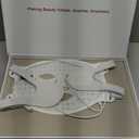 MEGELIN 7 Colors Led Light Therapy Facial Mask, Face Light Therapy Mask for Face, Reduce Wrinkles Smooth Skin, Infrared Light Skin Rejuvenation(White)