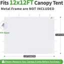 Canopy Sidewalls for 12x12 Pop Up Canopy