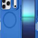 I-HONVA for iPhone 17 Pro Case [Compatible with MagSafe] Shockproof 3-Layer Full Body Protection [Without Screen Protector] Rugged Heavy Duty Cover Case for Apple iPhone 17 Pro 6.3" 2025,Sea Blue