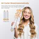 Blow Dryer Brush 5 in 1, Negative Ion Hair Dryer Brush Set Upgrade Hot Air Brush Air Styler Curling Wrap Air Curler, Curling Iron Hair Styling Tools As A Gift for Straight/Curl/Drying/Smoothing