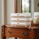 Jewelry Box For women, 3 Layer Large Jewelry Organizer With Acrylic, Multi-Function Storage Box, Accessory Holder With 3 Drawers, For Earrings Necklace Ring Bracelet