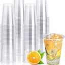Lilymicky 200 Pack 10 oz Clear Plastic Cups, PET Disposable Drinking Cups Perfect for Birthday Parties, Ceremonies, Events