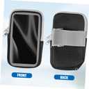 NUOBESTY Sports Mobile Phone Arm Bag Lightweight Waterproof Running Armband with Key Card Storage for Outdoor Exercise and Gym Use