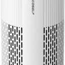 Air Purifiers for Home Large Room Up to 1500 Ft with True HEPA Filter, 20dB Sleep Mode, 360 Air Intake & Outlet, Air Cleaner for Bedroom Pets Dander, Smoke, Dust, Odors, HAP604, Bright White