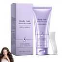 Instant Hair Removal Cream - Dissolves Hair in MinutesGentle Hair Removal Cream for Sensitive Skin - Painless Depilatory Formula with Spatula Applicator | Unisex Body & Legs