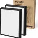 2 Pack Trucozie T356 Replacement Filter for T356 Air Purifier, 3-IN-1 H13 True HEPA and High-Efficiency Activated Carbon Filter for Dust Pet Hair & Odors Smoke, Original Version