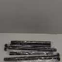 AIZESI Tension Rod 24 to 46 Inch, 1Pcs Black Tension Curtain Rod, Adjustable Spring Tension Rod No Drilling for windowkitchenclosetdoorway