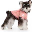 Koneseve Dog Hoodie - Fleece Warm Sweater with Pocket, Soft Clothes for Daily Wear, Basic Hooded Sweatshirts, Winter Coat Clothing, Comfort Tee Shirt Fit for All Breeds Pet - Pink - 2XL