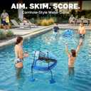 GoSports Splash Skip Floating Pool Cornhole Game Stone Skipping Swimming Pool Game for Adults & Family Water Cornhole Game for Pools & Lakes