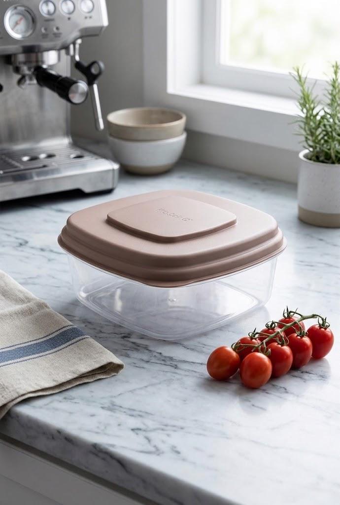 Plastic Food storage container 2pcs