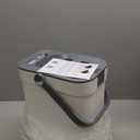 HoMettler Mop and Bucket Set, Flat Mop and Bucket System with Separate Dirty and Clean Water, 3-Compartment Wall Cleaner Mop, Flat Mops for Floor Cleaning with 8 Microfiber Pads