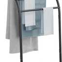 Towel rack 
YINMIT Free Standing Towel Rack, Pool Towel Rack Outdoor, 4 Tier Towel Racks for Bathroom, Metal Blanket Rack, Blanket Display and Towel Drying Rack