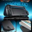 JSAUX Split Every Day Case for Switch 2, Slim Magnetic Detachable Front Cover, Dockable Design, Ergonomic Non Slip Grip, Travel Ready with Adjustable Stand, Shock Absorption & Anti Scratch – PC0123C