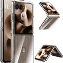 Case for Motorola Razr Ultra 2025 - Crystal Clear Hard Back + Soft TPU Bumper Shockproof Cover Phone Case for Moto Razr Ultra 2025 - Transparent