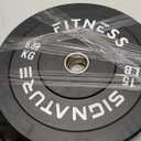 Fitvids 2" Olympic Bumper Plate Weight Plates with Steel Hub, 15LB, Pair