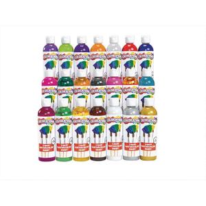 Colorations Liquid Watercolor Paints 8 oz. Bottles Classroom Supplies for Arts and Crafts Multicolor Variety Pack (Pack of 21) (Assorted, Set of 21)