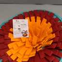 Dog Snuffle-Mat Slow-Feeder-Bowl - Simulating Grassland for Boredom, Encourages Natural Foraging Skills for Pet, Treat Indoor Outdoor Stress ReliefTricolor