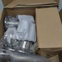 39619 Bathtub Shower Handle Remodel/Rebuild Trim Kit, Shower Knob 3 Piece for Price Pfister Verve Faucets, Includes 12H-2H, 12H-2C, 12H-18D Stems and Tubs knob Handle and Flange Base (Brushed Nickel)