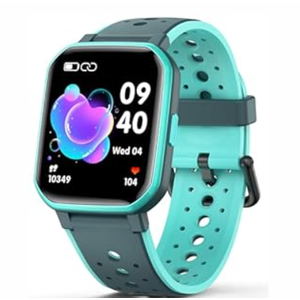 Smart Watch for Kids Teens, Fitness Tracker Boy Girls Watch with 19 Sport Modes, Pedometer, Sleep Monitor, Kids Watch Birthday Gifts Toy Gift for Girls Boys 6-16 (Blue)