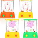 Gejoy 4 Pieces Water Games Handheld for Kid Waterful Ring Toss Handheld Game Water Toys Mini Retro Pastime Car Toys Fidget Autism for Children's Day Boys Girls Birthday Goodie Bags(Lovely Style)