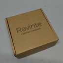 Ravinte 12 Pack | 5 Inch Cabinet Pulls Matte Black Stainless Steel Kitchen Drawer Pulls Cabinet Handles 5InchLength, 3Inch Hole Center