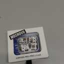 MOSNOVO Case for Airpods Pro & Airpods Pro 2, Protective Clear Case with Shockproof Dual Layer Hard Luxe Metal Ring Designed for Airpods Pro 2 Generation - Coffee