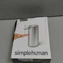 simplehuman Liquid Sensor Pump, 9 oz Automatic Soap Dispenser for Kitchen and Bathroom, Touchless Motion Sensor, Variable Dispense, Rechargeable, No-Drip Spout, High-Grade Brushed Stainless Steel