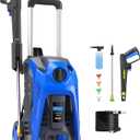 Electric Pressure Washer 4800 PSI 2.9 GPM Electric Power Washer with 25 FT Hose, 16.4 FT Power Cord, Soap Tank Car Wash Machine Blue Ideal Cleaning for Patio