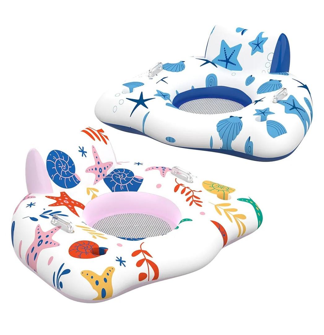 CACSPS Pool Floats Chairs Adult, (Blue+Pink,2 Pack)