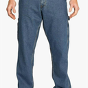 FULL BLUE Carpenter Denim Jeans, Relaxed Fit, Utility Pocket & Hammer Loop 32Wx34L