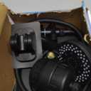 NearMoon Filtered Rain Shower Head, High Pressure 8Square, and 5 settings Handheld Shower Filter Combo with Self-adhesive Holder/1.5M Hose -1 Replaceable Filter Cartridge (Matte Black)