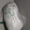 ruthyuexin Two Layer Wedding Veil Ruffled Edge Tulle Bridal Veil With Comb Fluffy Bride Veils Cover Face Veil (White)