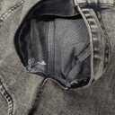 Women Straight Leg Jeans Casual Y2k High Waisted Lace UP Split Hem Jeans Slim Fit Trendy Denim Pants (Medium, Green)