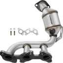 Right Catalytic Converter Direct-fit Compatible with Toyota Sienna, Lexus RX330 2004 2005 2006, Toyota Highlander 2004-2007 FWD 3.3L V6 Catalytic Convertor 16394 (EPA Compliant)
