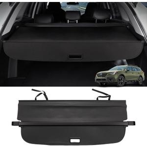 Powerty Cargo Cover for 2020-2024 2025 Subaru Outback Accessories Trunk Cover Retractable Trunk Shade Rear Cargo Cover for 2020-2025 Outback No Gap Black
