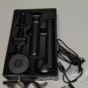 Back Shaver for Men, 5-in-1 Electric Back Hair Removal Razor with Adjustable Extension Handle, Body Hair Trimmer Grooming Kit for Wet or Dry Shaving,Rechargeable,Waterproof (Black)