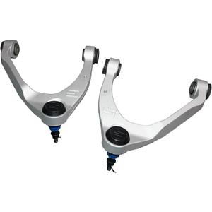 RealTruck SUPERLIFT SUSPENSION Aluminum Control Arms | Front, Upper | 3700PR | Fits 2007-2016 Chevrolet/GMC Silverado/Sierra 1500;07-14 Suburban/Tahoe/Yukon w/O.E. Cast Steel Arms & 2-3.5" of Lift
