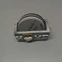 Queekay Coasters Set of 6 House Warming Gifts New Home Wooden Farmhouse Drink Coasters with Holder 4'' Funny Decoration for Kitchen Family Coffee Bar Tabletop Protection(Gray)