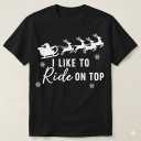 I Like to Slide Inside I Like to Ride On Top Couple Pajama TShirt S