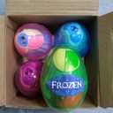 xutengy 4 Pack Easter Basket Stuffers Gifts Jumbo Princess EggsDeformation Prefilled Toys for Kids Toddler Boys Girls Easter Basket Essentials Fillers Party Favors Surprise Eggs