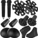 Hiking Pole Tips, Walking Stick Rubber Tips Trekking Poles 6Pcs Replacement Protectors Boot Tips Rubber Feet fits Most Standard Hiking Sticks 11mm Hole Diameter (12Pcs)