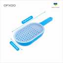 Graters for Kitchen - Grater with Handle - Plastic Shredder Kitchen with Container - Hand Grater for Boiled Potatoes, Carrots, Beets, Prepping Fruit Purees, 2 Pcs