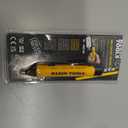 Klein Tools NCVT1P Voltage Tester, Non-Contact Low Voltage Tester Pen, 50V to 1000V AC, Audible and Flashing LED Alarms, Pocket Clip