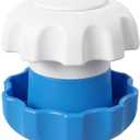 EZY DOSE Pill Crusher and Grinder for Vitamins, Tablets with Storage Compartment, Kids, Pets, Elderly, Effortlessly Crushes Medications into Fine Powder, Easy-to-Use Design, Blue, BPA Free