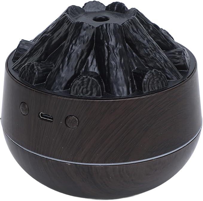 Flame Diffuser Humidifier,Essential Oil Diffuser, Quiet 300ml Easy to Operate Simulated Fire Humidifier for Desktop for Home,Office (Style 1)