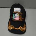 250th Anniversary USA Hat Adjustable United States Embroidered America Baseball Cap Eagle for Men Women Patriotic 4th of July Independence Day 250th Years Gift Merchandise Black (Black)