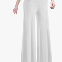 Made By Johnny MBJ Women's Casual Comfy Solid/Tie Dye Wide Leg Palazzo Lounge Pants XL