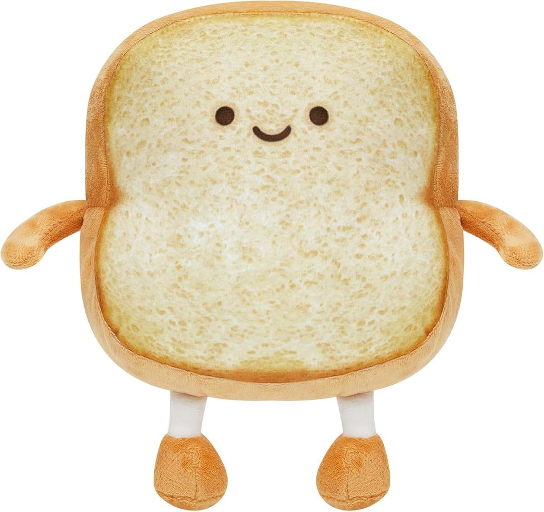 Toast Bread Plush Pillow Toy Bread Doll Funny Cute Food Plushies Stuffed Animal Soft Birthday Party Xmas Gifts