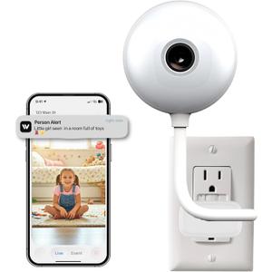 Indoor Security Camera,2K 2.4G WiFi Baby/Pet/Dog/Nanny Cameras for Home Security,AI descriptive Notification, AI Cameras with 2-Way Talk, Color Night Vision, AI Smart Detection,911Emergency